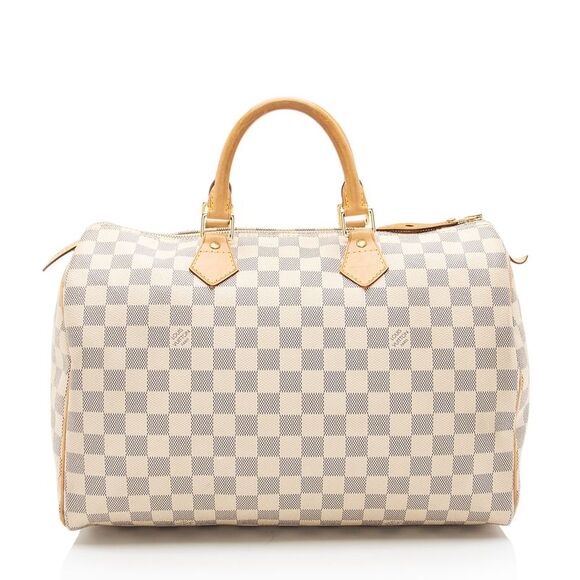 Louis Vuitton Damier Azur Speedy 35 Satchel - Picture 1 of 16